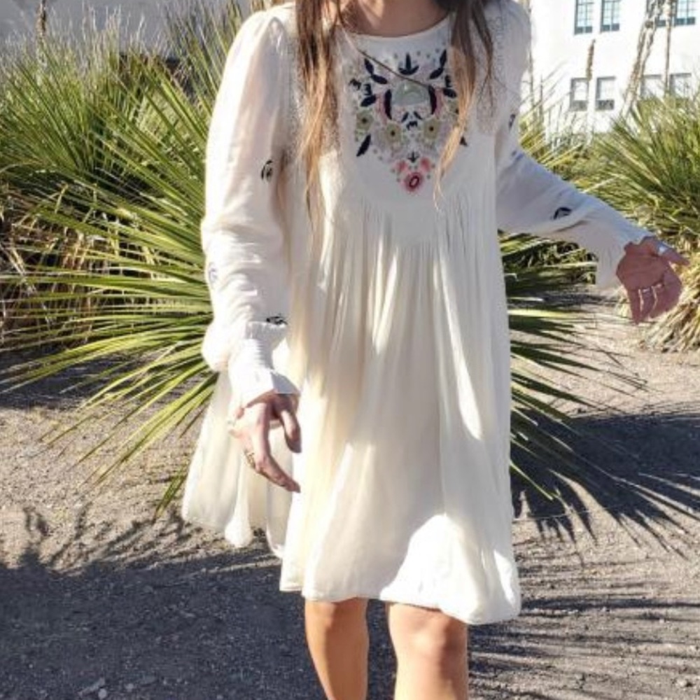 Free People mini dress-desert dreams